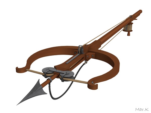 3d model harpoon leonardo da - Harpoon by Mar.K