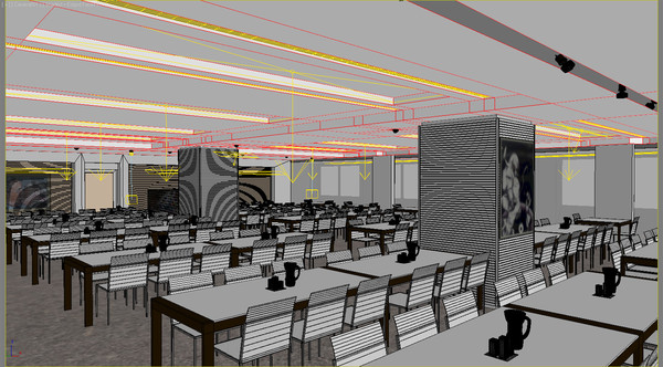 canteen interior scene x - Canteen interior 002 by RTEwork