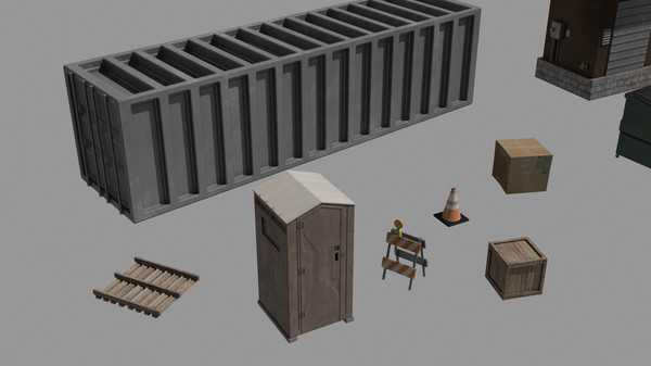 3d industrial elements utilities model - Industrial Elements and Utilities by dastolidigital
