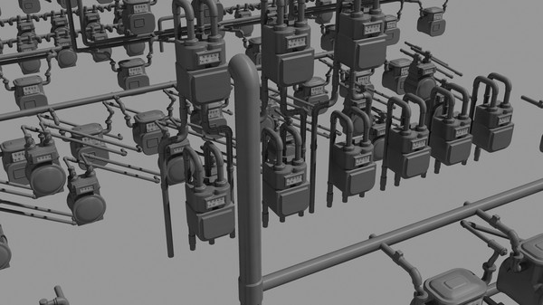 3d industrial elements utilities model - Industrial Elements and Utilities by dastolidigital