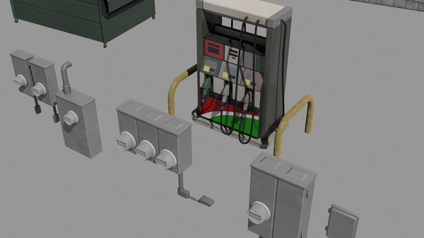 3d industrial elements utilities model - Industrial Elements and Utilities by dastolidigital