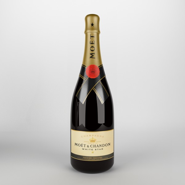 3d model champagne bottle - Champagne by 3dShed