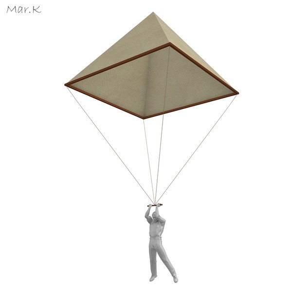 3dsmax parachute leonardo da - Parachute by Mar.K