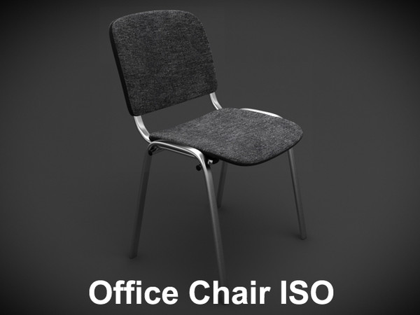 3d office chair iso model - Office chair ISO by denisVFX