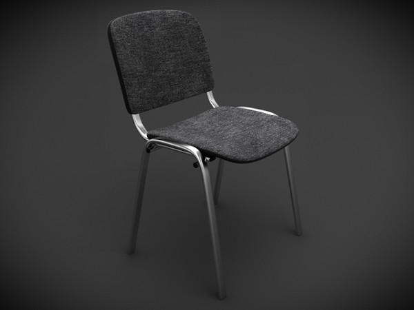 3d office chair iso model - Office chair ISO by denisVFX
