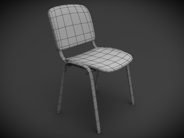 3d office chair iso model - Office chair ISO by denisVFX
