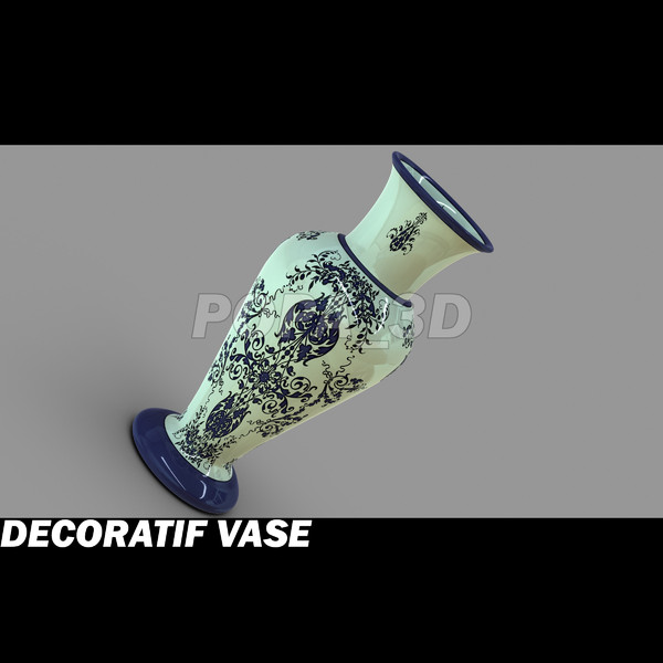 decoratif vase c4d - Decoratif Vase Ornemental Style by POPA_3D