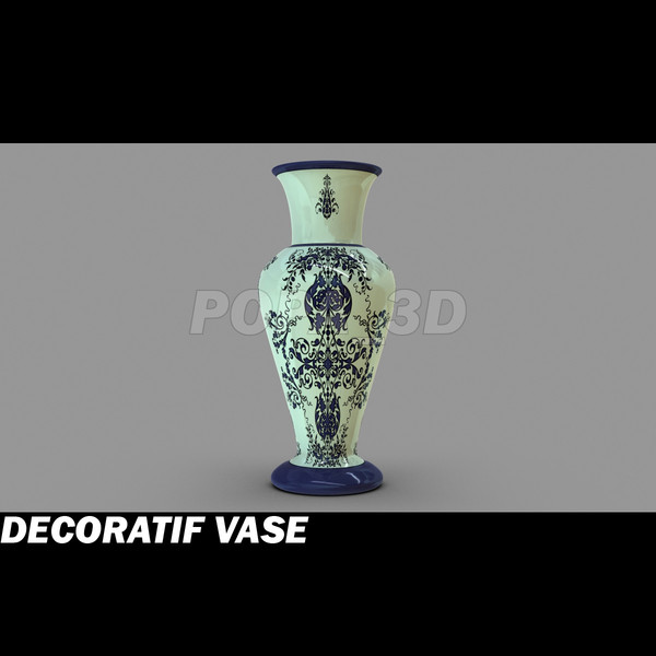 decoratif vase c4d - Decoratif Vase Ornemental Style by POPA_3D