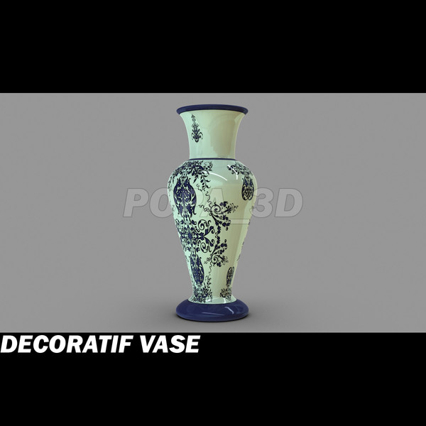 decoratif vase c4d - Decoratif Vase Ornemental Style by POPA_3D