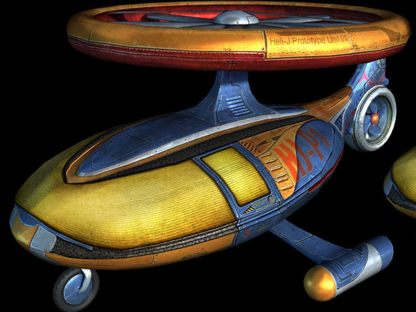 helicopter jumper 3d obj - Helicopter Jumper by marvimation