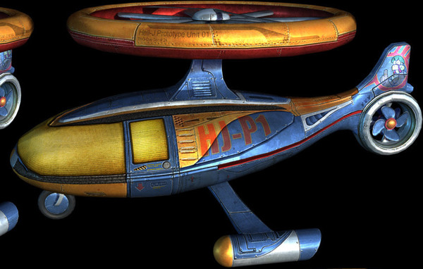 helicopter jumper 3d obj - Helicopter Jumper by marvimation