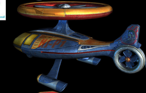 helicopter jumper 3d obj - Helicopter Jumper by marvimation