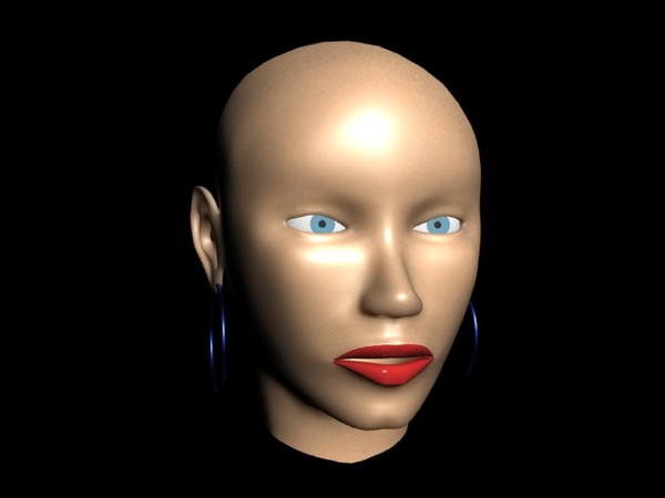 female head 3d max - woman head by Panait George Dorin