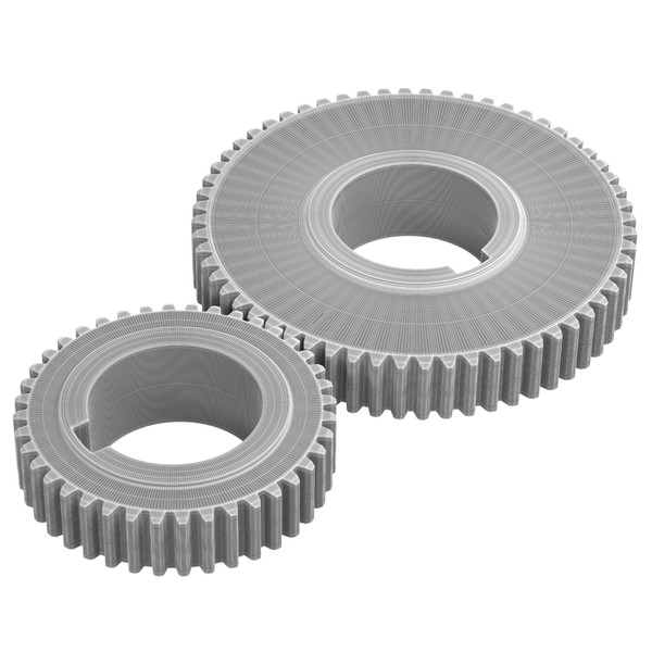 free 2 gears 3d model - 2 Gears by NRG_3D