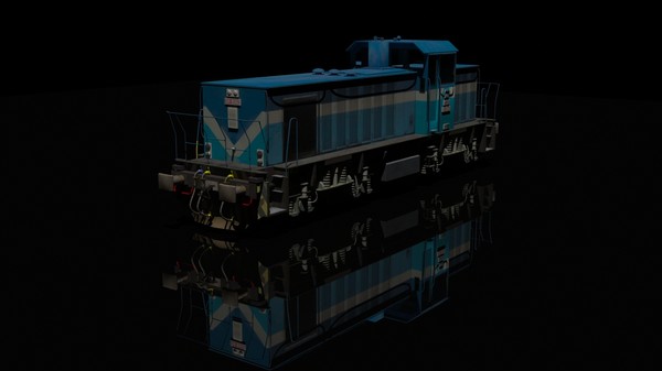 3d tcdd locomotive engine model - TCDD DH 9500 by oguz33