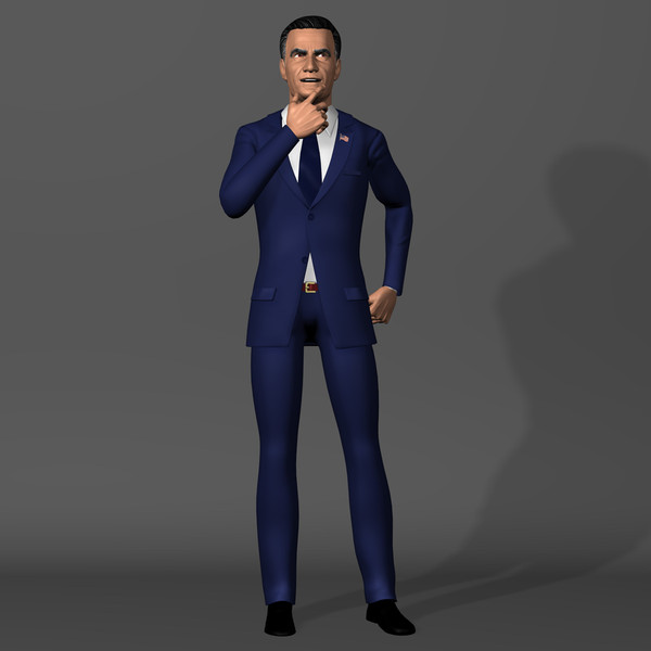3dsmax mitt romney - Mitt Romney by novaart