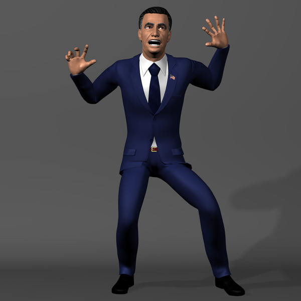 3dsmax mitt romney - Mitt Romney by novaart