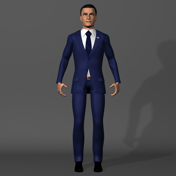 3dsmax mitt romney - Mitt Romney by novaart