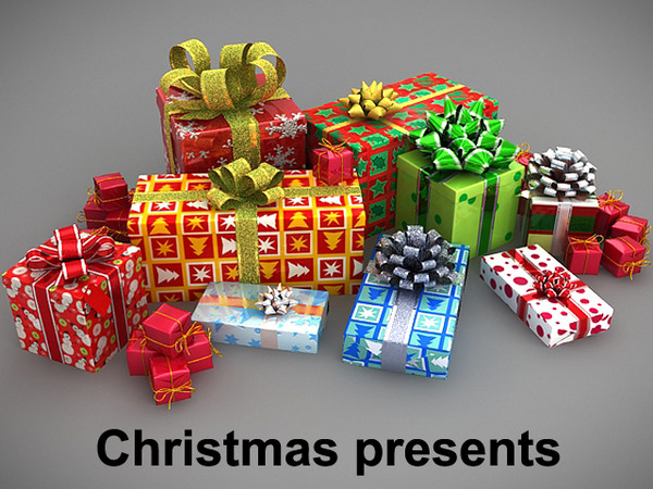 3d max christmas presents - Christmas presents by denisVFX