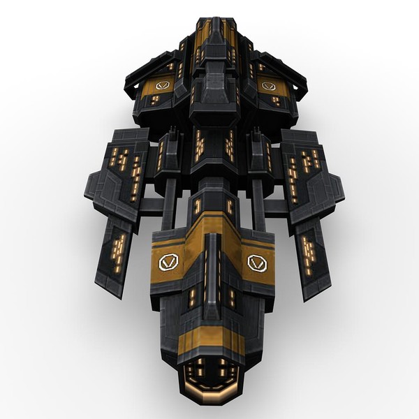 3d ship space battleship model - space_battleship_3.rar by Angryfly