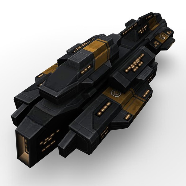 maya ship space battleship - space_battleship_5.rar by Angryfly