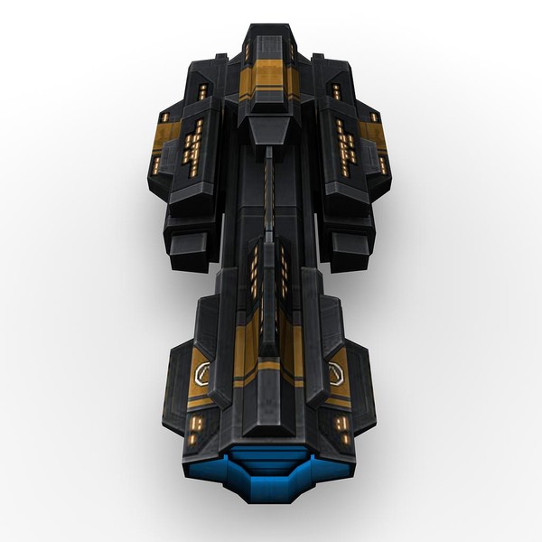 maya ship space battleship - space_battleship_5.rar by Angryfly