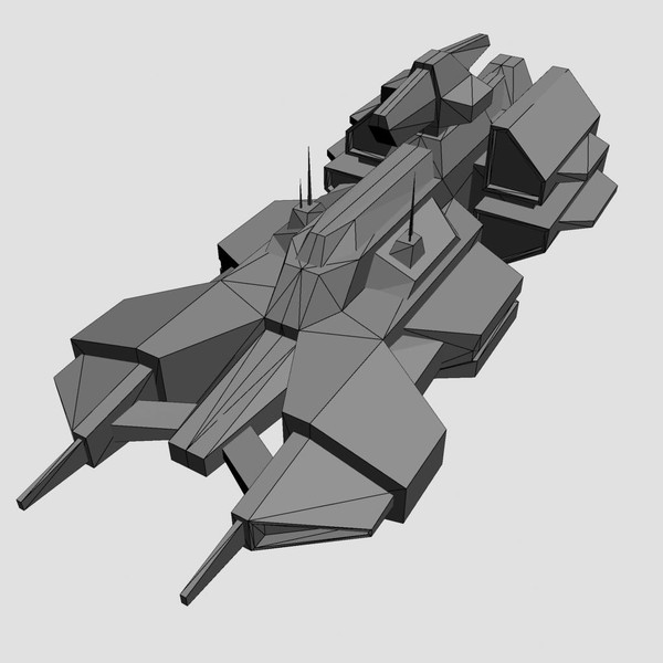 3d ship space battleship - space_battleship_2.rar by Angryfly