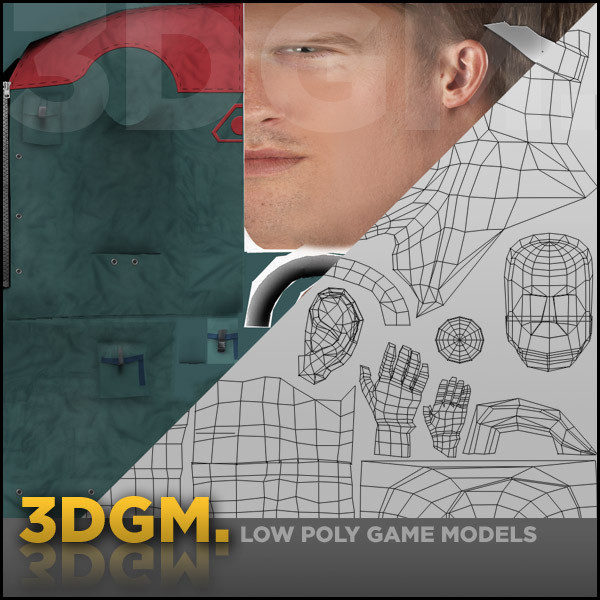 construction worker work 3d obj - construction worker 3DGM by 3D Game Models