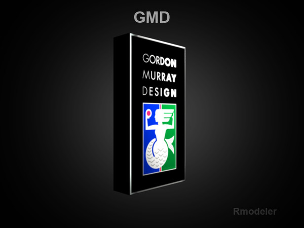 logo gmd 3d 3ds - GMD 3d Logo by Serega Rozhnov
