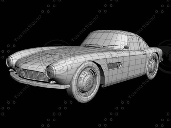 bmw 507 coupe 3ds - BMW 507 coupe by desmonster
