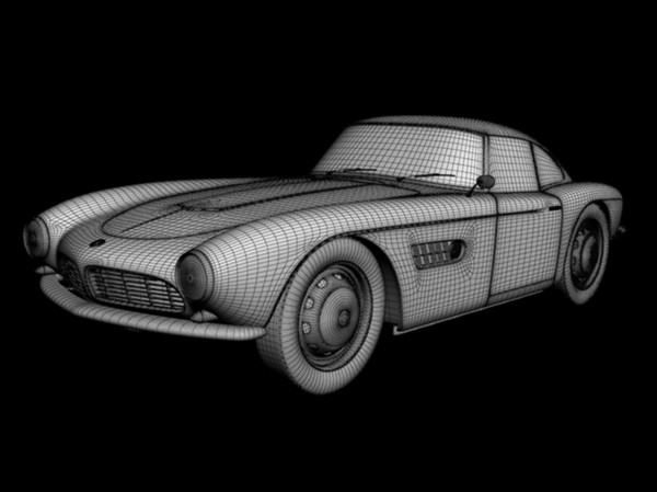 bmw 507 coupe 3ds - BMW 507 coupe by desmonster
