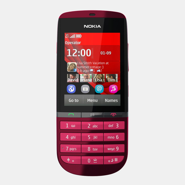 3ds max nokia asha 300 - Nokia Asha 300 by cgmobile02