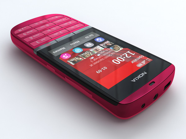 3ds max nokia asha 300 - Nokia Asha 300 by cgmobile02