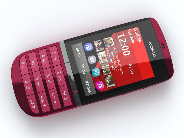 3ds max nokia asha 300 - Nokia Asha 300 by cgmobile02