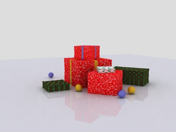 free christmas presents 3d model - Christmas Presents by TheFOL