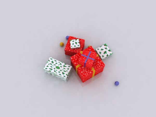 free christmas presents 3d model - Christmas Presents by TheFOL