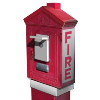 alarm box 3d max - Fire Box... by Mickey Models