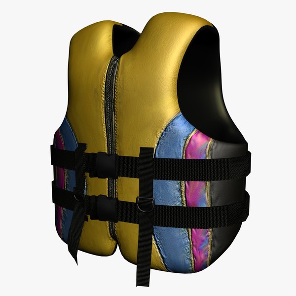 3ds max life jacket - Life Jacket... by Mickey Models
