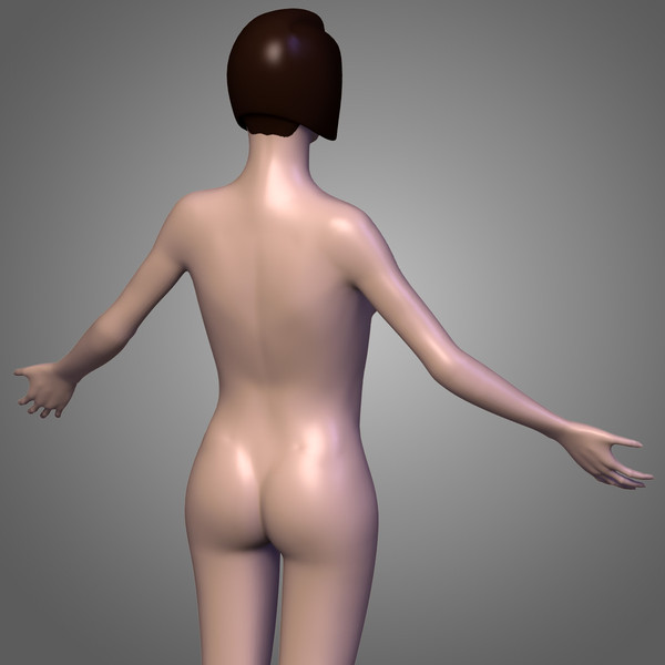 female body 3d model - Female Body by leo3Dmodels