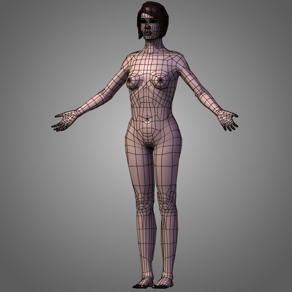 female body 3d model - Female Body by leo3Dmodels