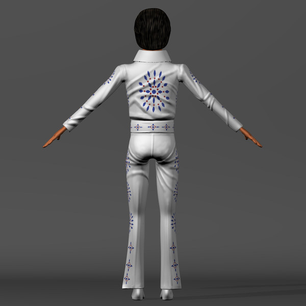 elvis presley 3d 3ds - Elvis by novaart
