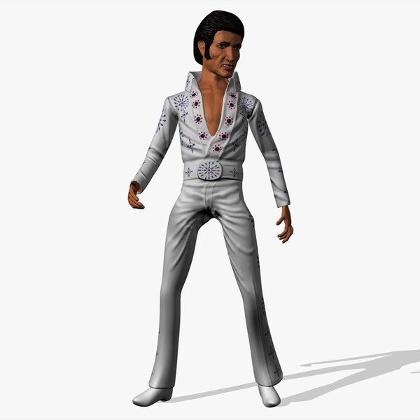 elvis presley 3d 3ds - Elvis by novaart