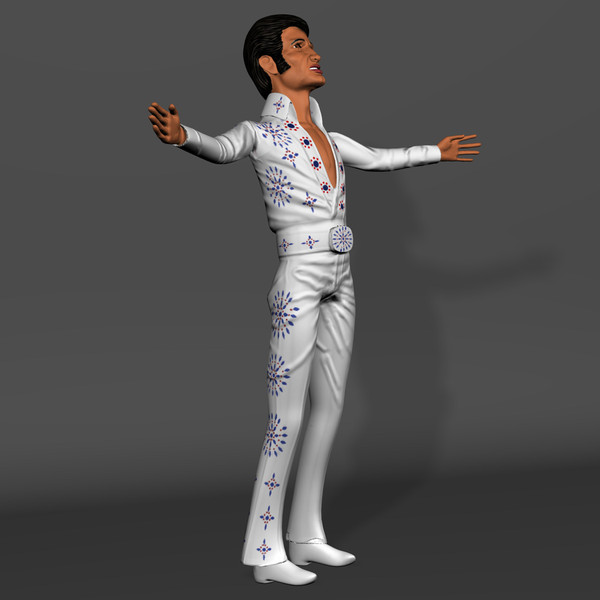 elvis presley 3d 3ds - Elvis by novaart