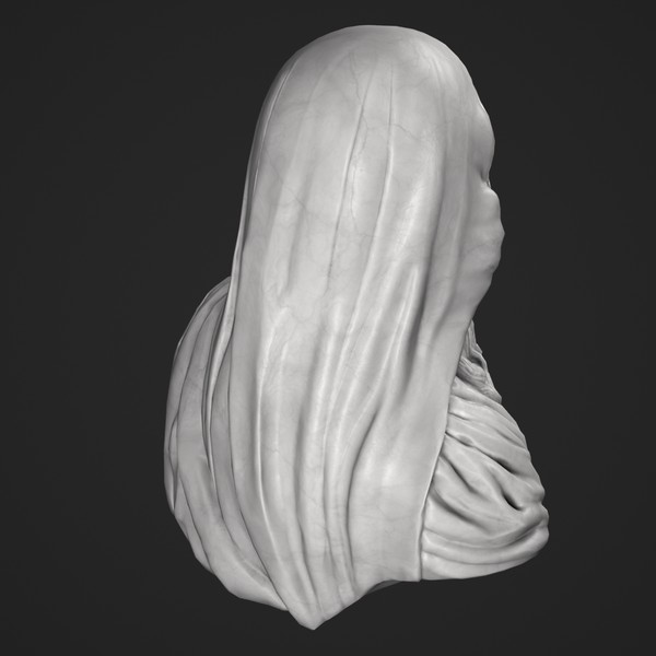 3d model decorative bust mona lisa - Mona Lisa Bust by clay master
