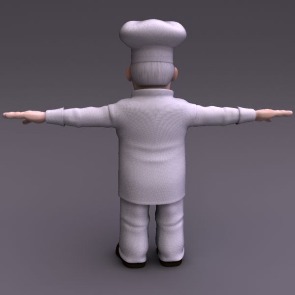 3d model chef - Chef by makeionesco