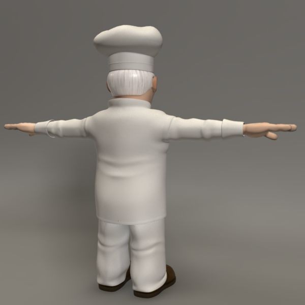 3d model chef - Chef by makeionesco