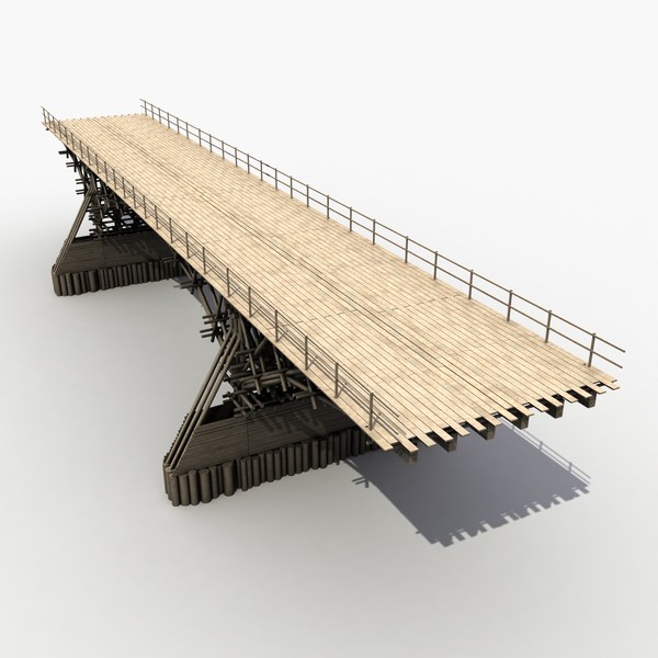 3d max wooden bridge - Wooden Bridge by 3D Graphics