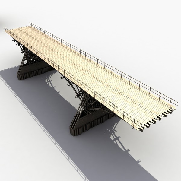 3d max wooden bridge - Wooden Bridge by 3D Graphics