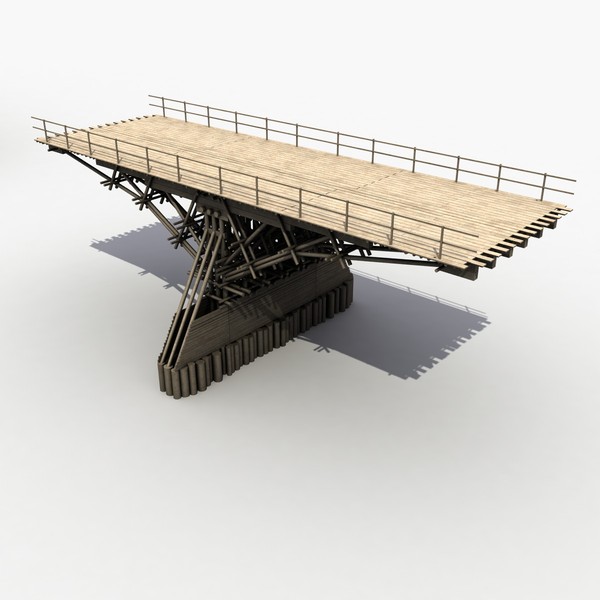 3d max wooden bridge - Wooden Bridge by 3D Graphics