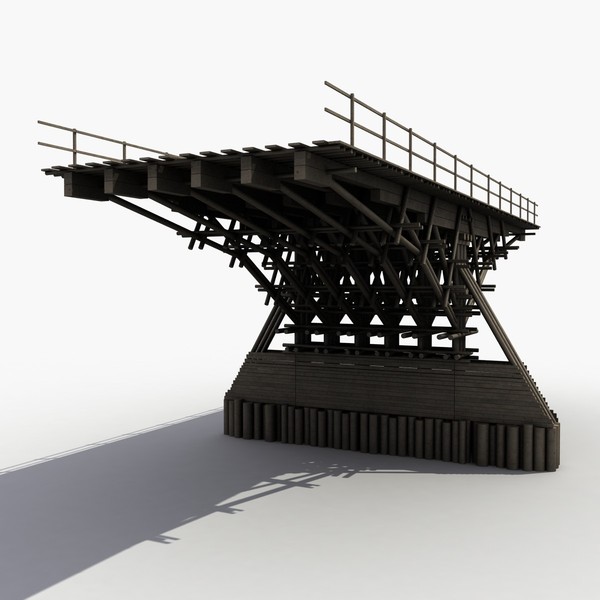 3d max wooden bridge - Wooden Bridge by 3D Graphics